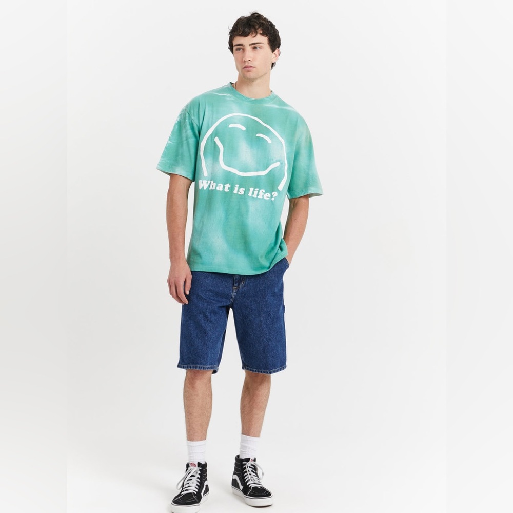 🙂 MARKET NWT What is Life Tee - Moss Dye 🙂
